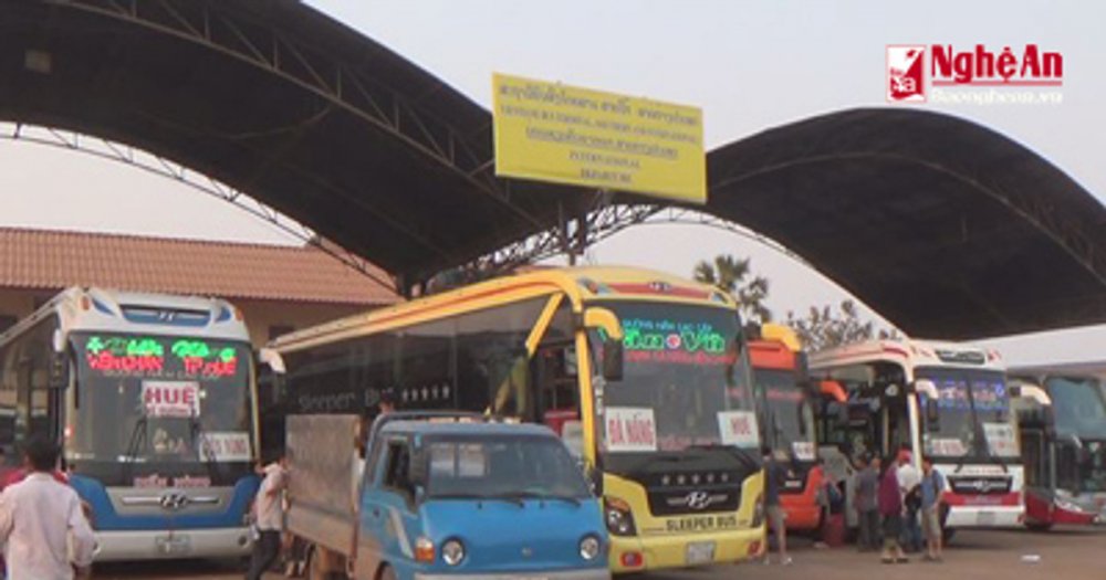 Bến xe Bến xe phía Nam Viêng Chăn, Lào - Southern Bus Station Vientiane Laos